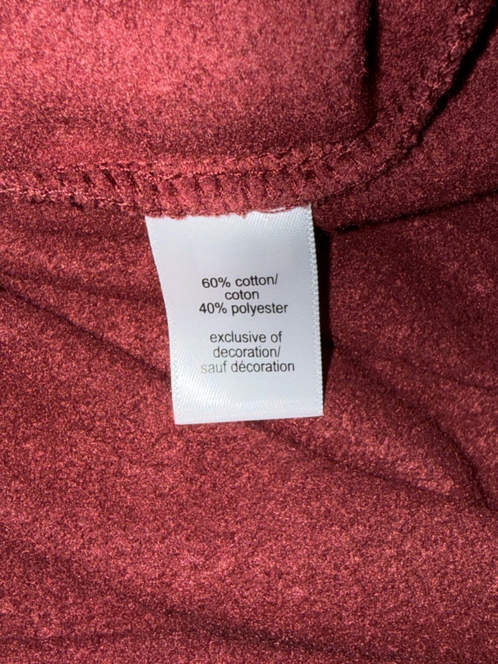 Maurices Wine Red Crewneck Sweatshirt - Picture 8 of 13